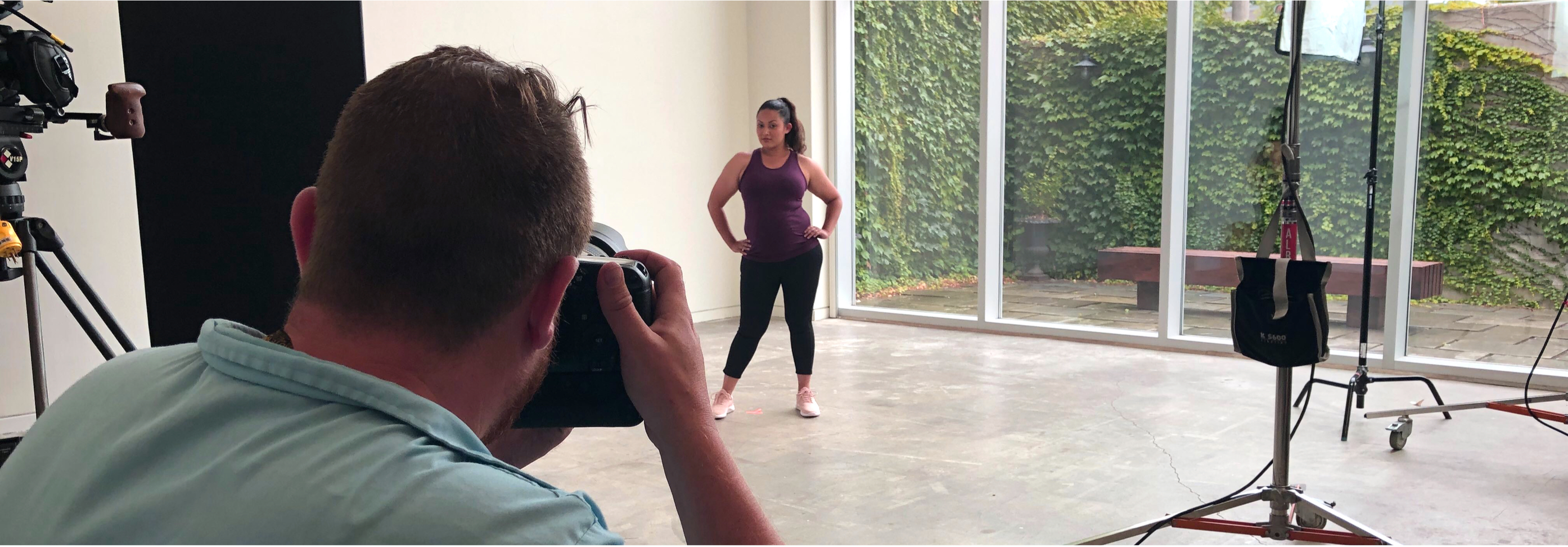 HMR photoshoot of a woman.