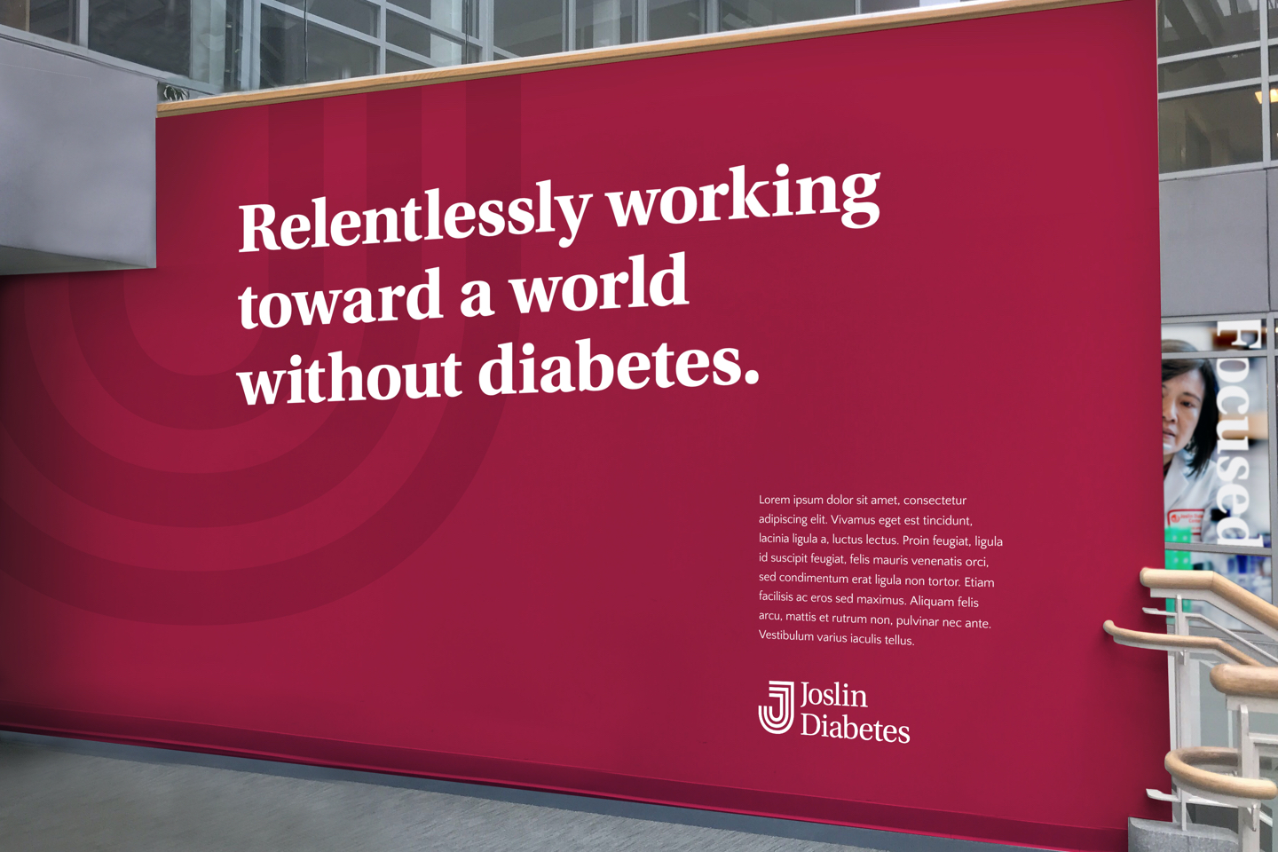 Joslin Diabetes Center advertisement.