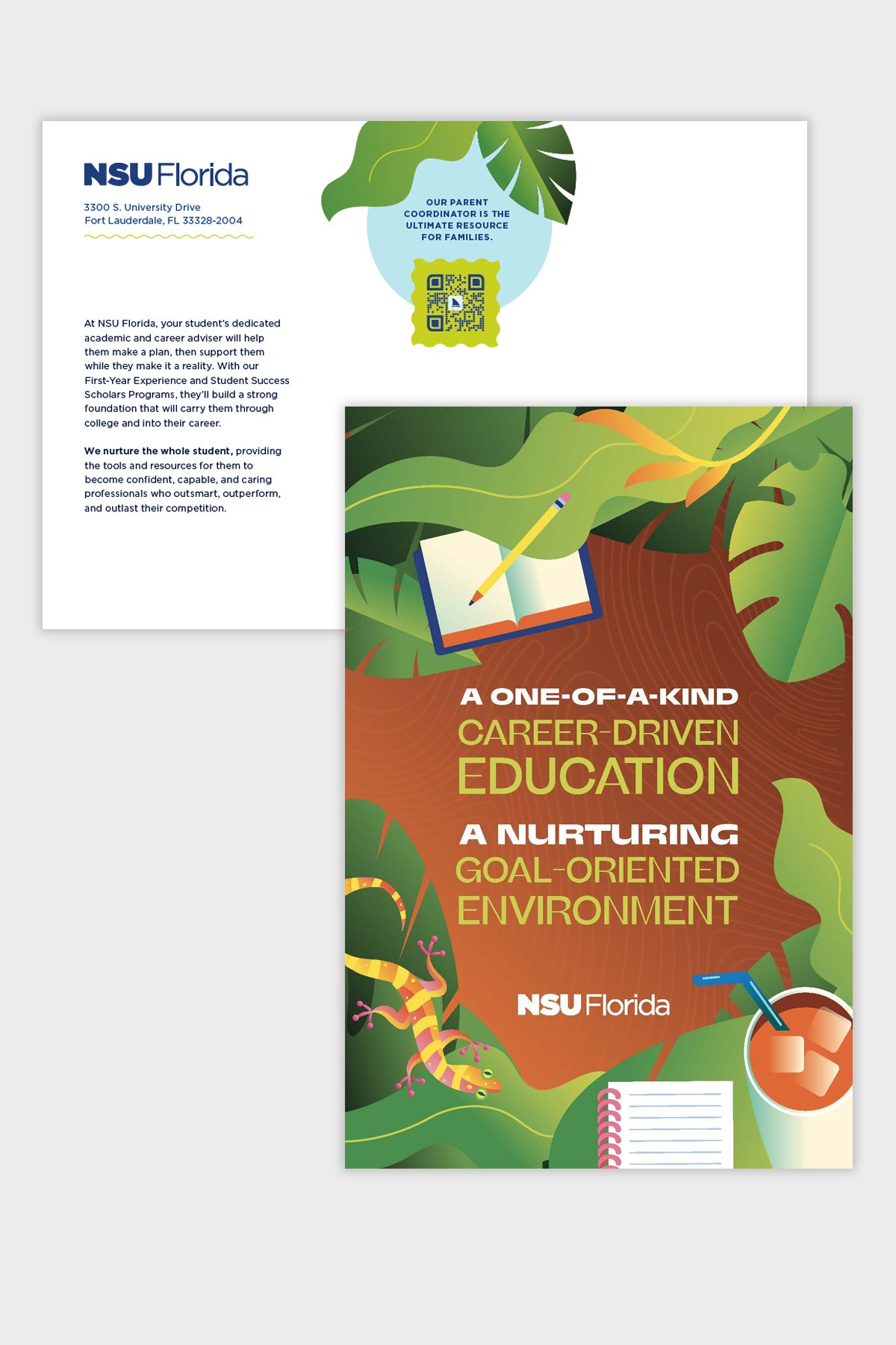 NSU Florida sample parent postcard