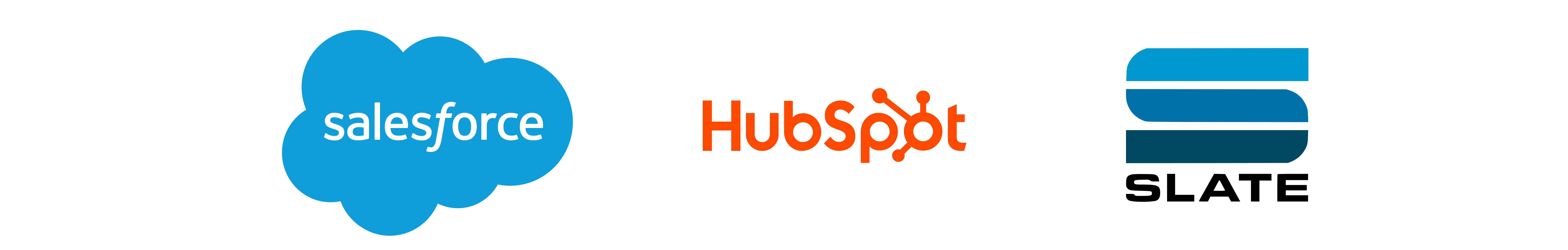 Set of logos of CRMs